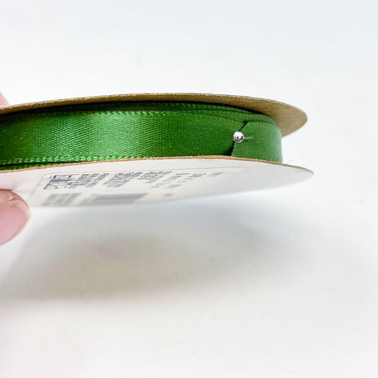 Offray Satin 3/8" Ribbon - Hunter Green