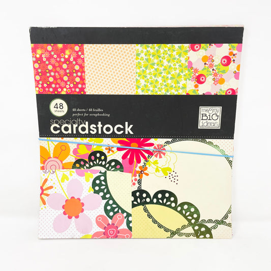 Me & my BIG ideas- 12"x12" flower patch paper collection