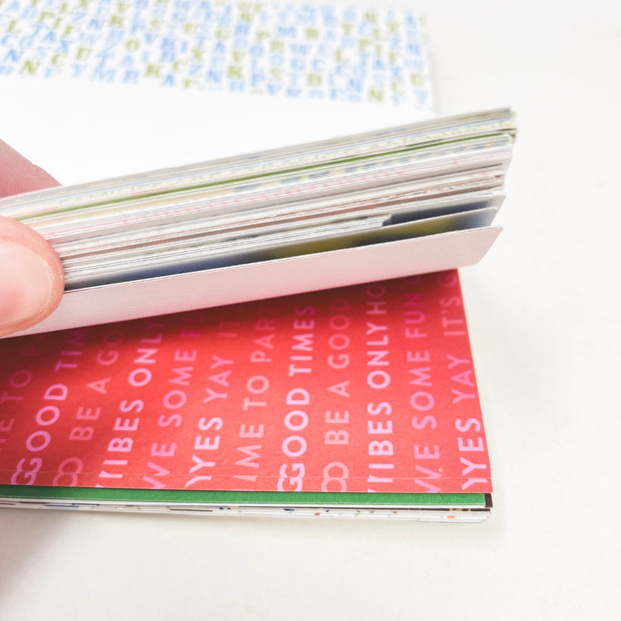 Alphabet Theme – Stack of Cut Scrapbook Paper – 6x6" Pack (1)