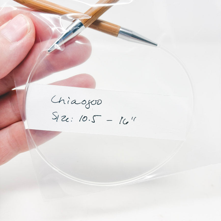 ChiaoGoo Bamboo Circular Knitting Needles 16" – Size 10.5