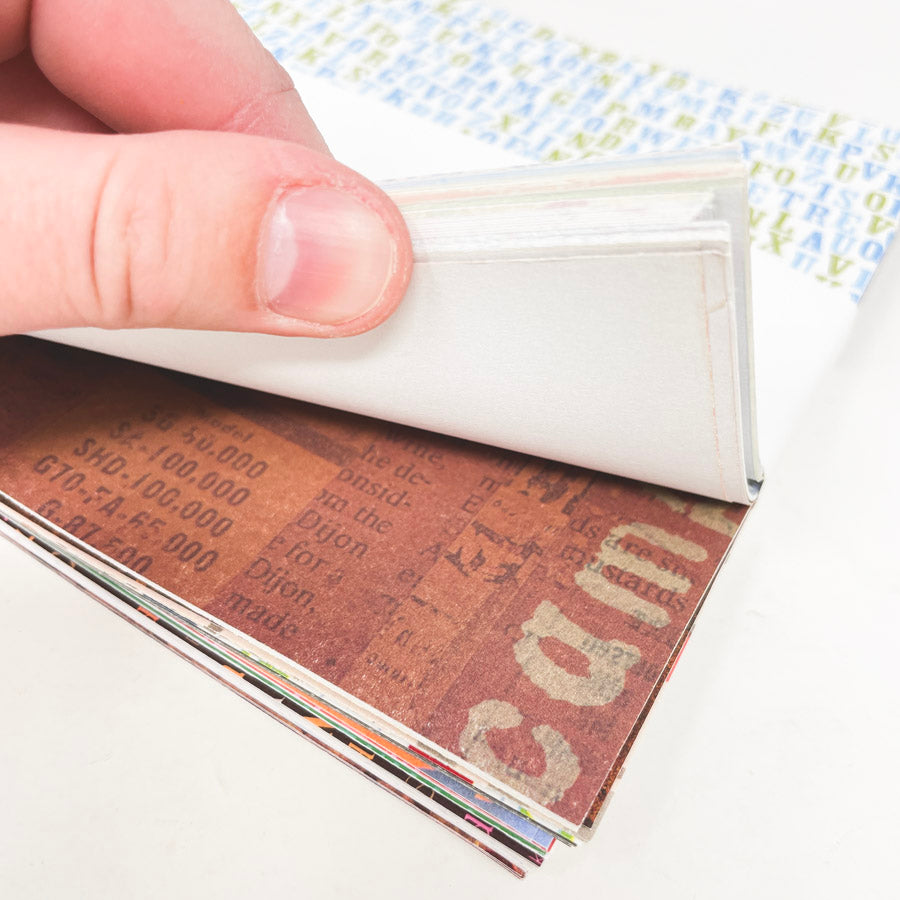 Alphabet Theme – Stack of Cut Scrapbook Paper – 6x6" Pack (1)