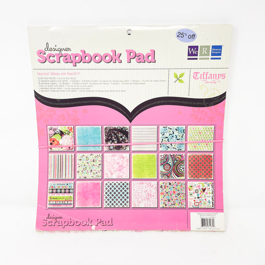 We R Memory Keepers- Tiffany's scrapbook pad 12"x12" sheets