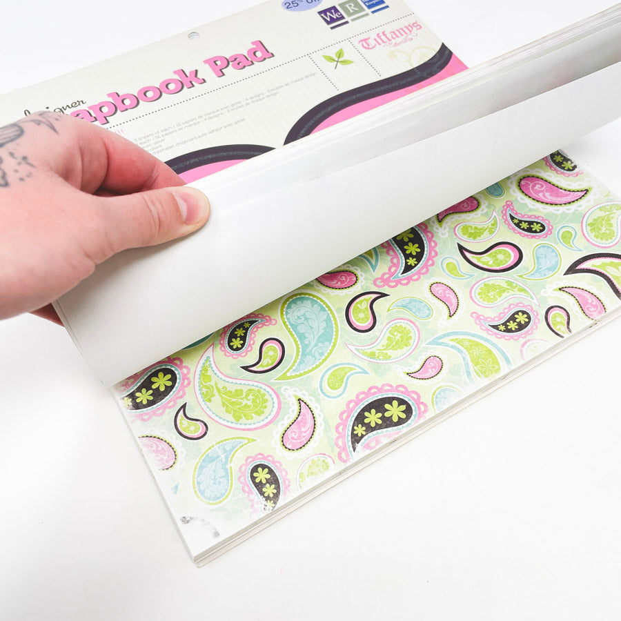 We R Memory Keepers- Tiffany's scrapbook pad 12"x12" sheets