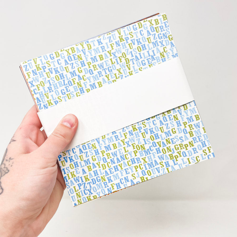 Alphabet Theme – Stack of Cut Scrapbook Paper – 6x6" Pack (1)