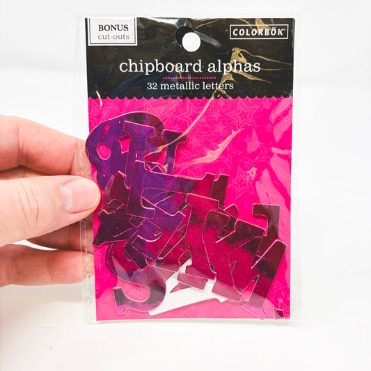 Colorbox Chipboard Alphas