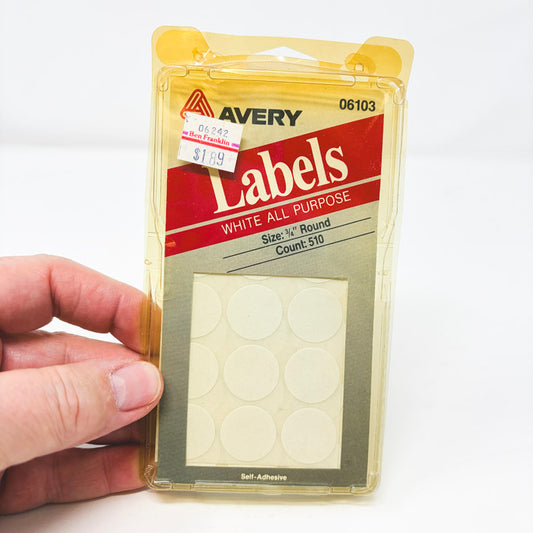 Avery 3/4" Round Labels