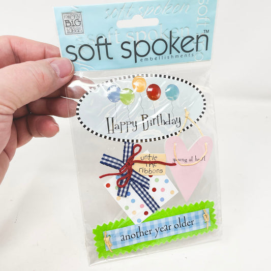 Soft Spoken Birthday Stickers