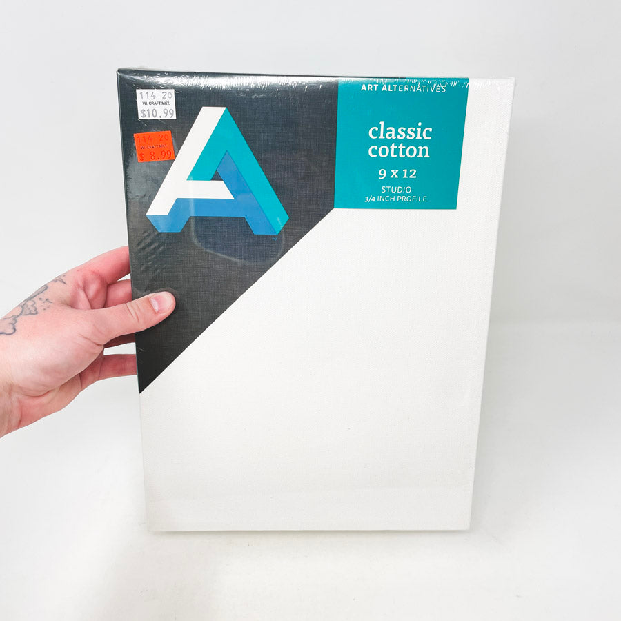 9" x 12" Art Alternatives Classic Cotton Canvas Panel