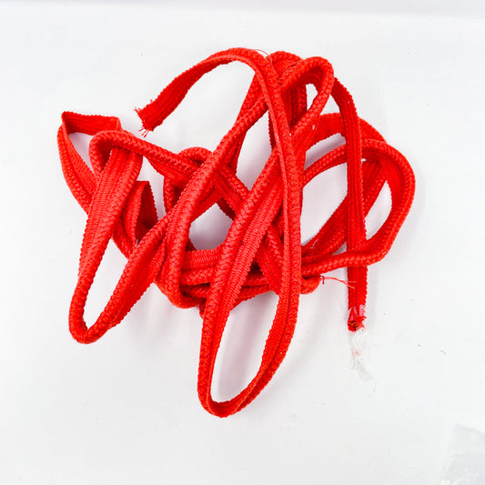 Bright Red Cord Trim Remnants