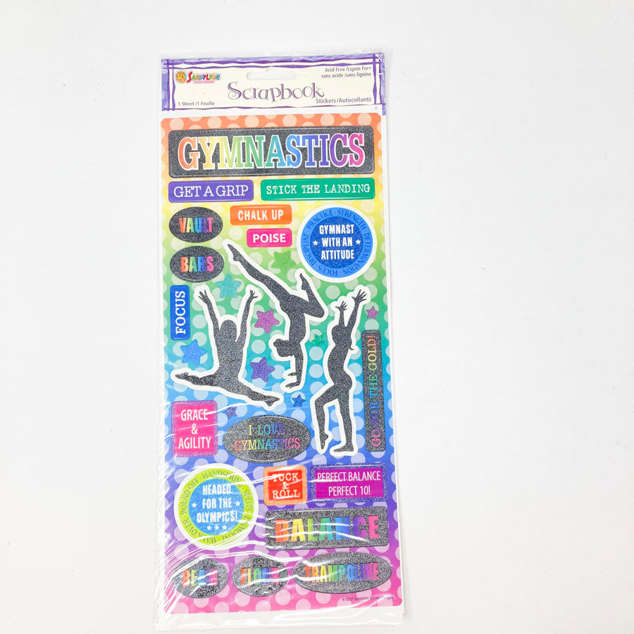 SandyLion Sticker Design- Gymnastics Stickers