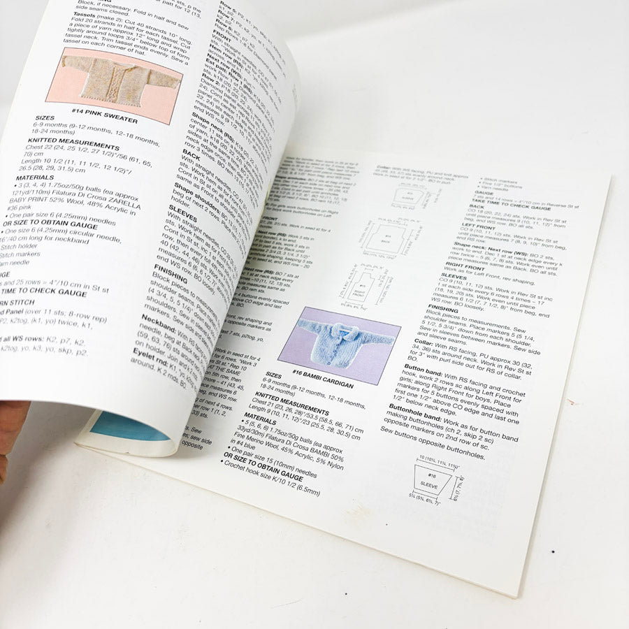 Filatura Di Crosa Baby Too Knitting Pattern Book
