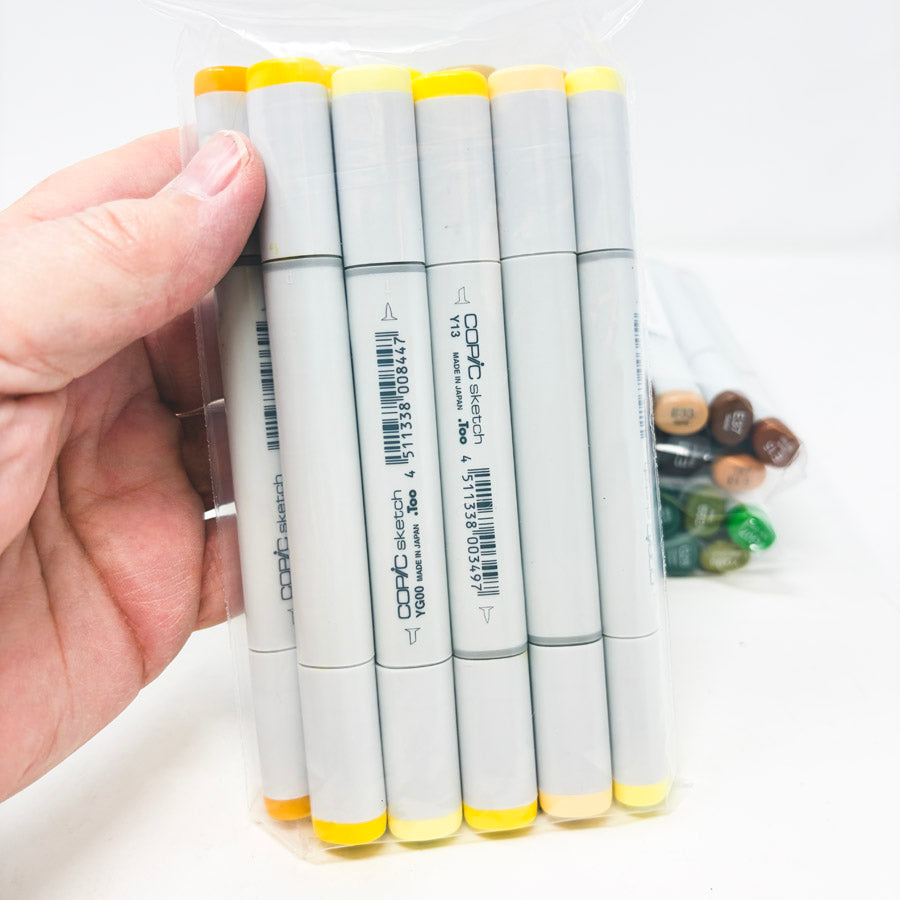 Copic Sketch Marker Set – 8 to 12 Packs