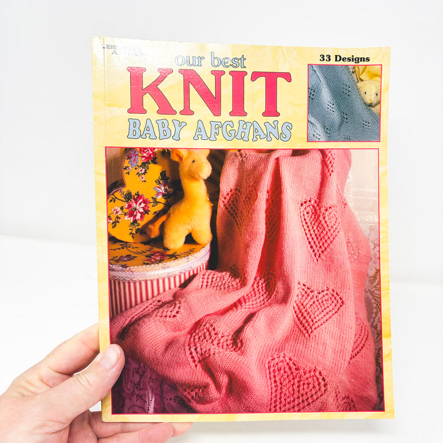 Leisure Arts Our Best Knit Baby Afghans Pattern Booklet