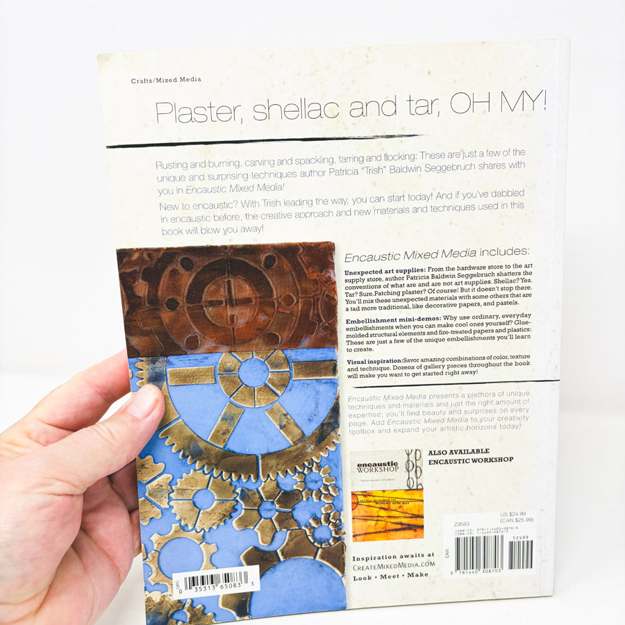 Encaustic Mixed Media Book by Patricia Baldwin Seggebruch