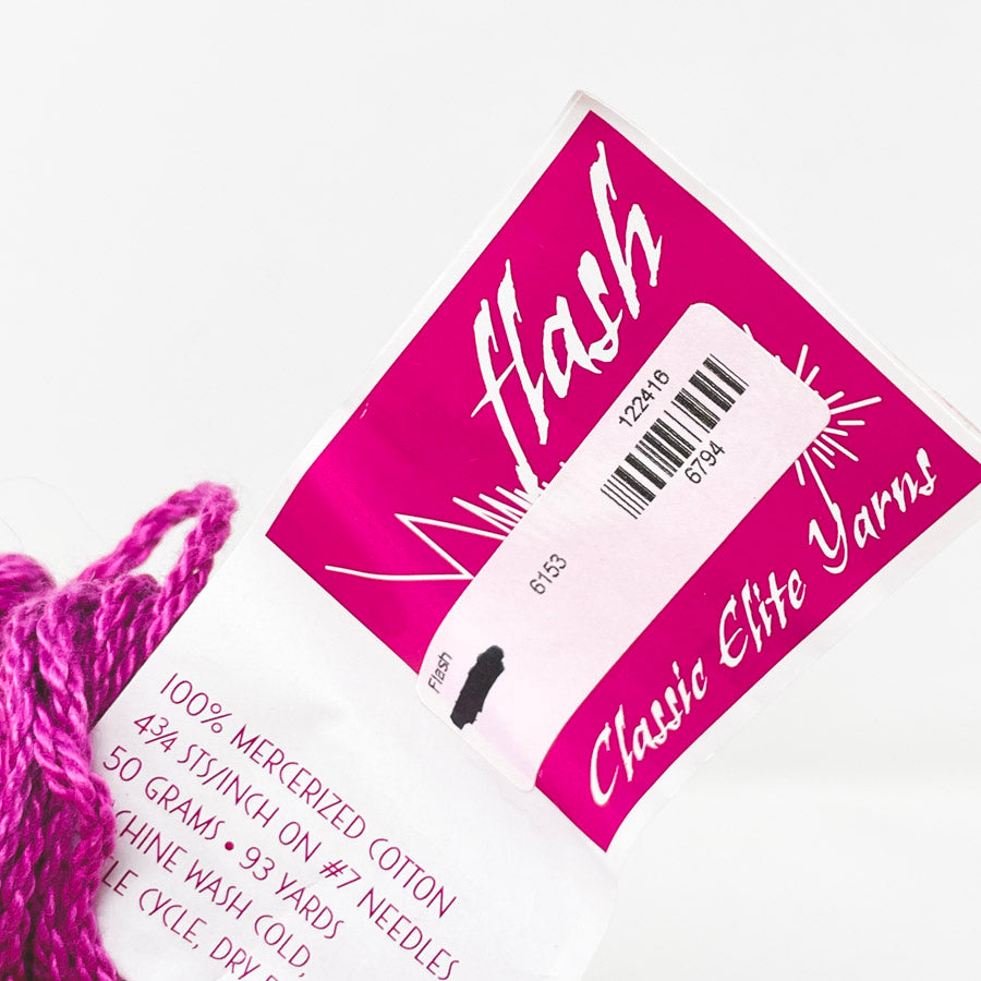 Flash Classic Elite Yarns 100% Mercerized Cotton - Delta Pink