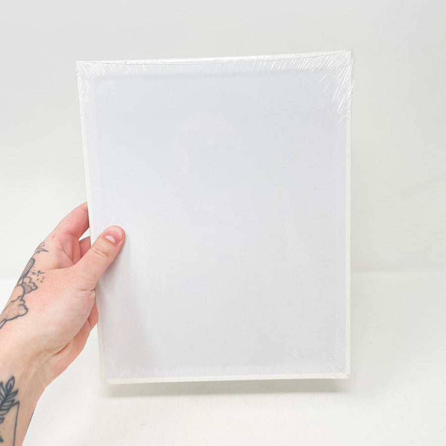 8" x 10" Unmarked Flat Canvas Panel