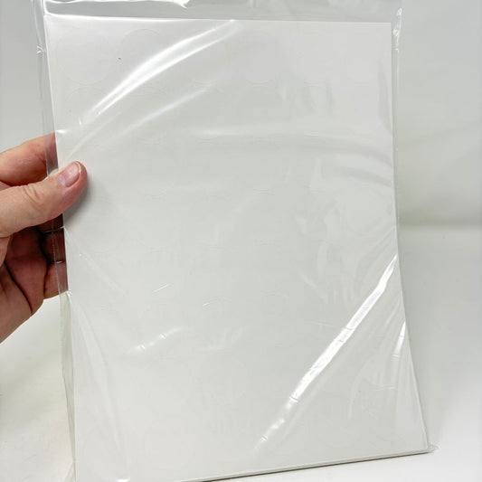 Coated Round Stickers Sheets