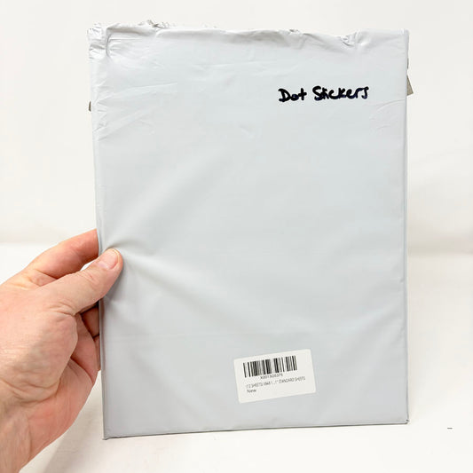 Small Dot Uncoated Stickers Sheets