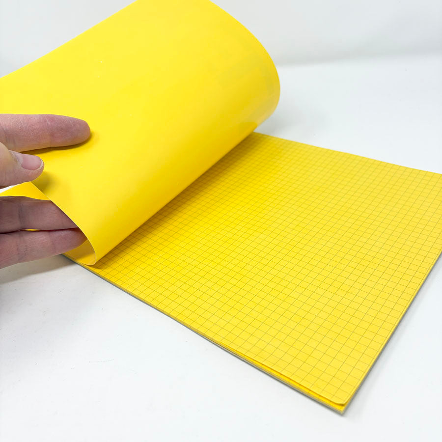 Pad of Yellow Graph Paper