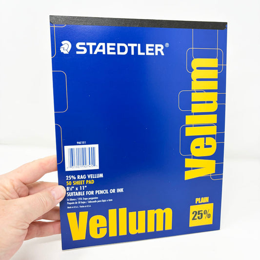 8.5" x 11" Staedtler Vellum Pad