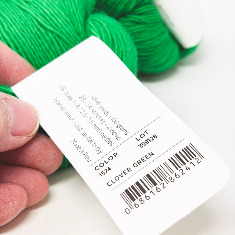 Purl Soho Line Weight Wool Yarn – Clover Green (1)