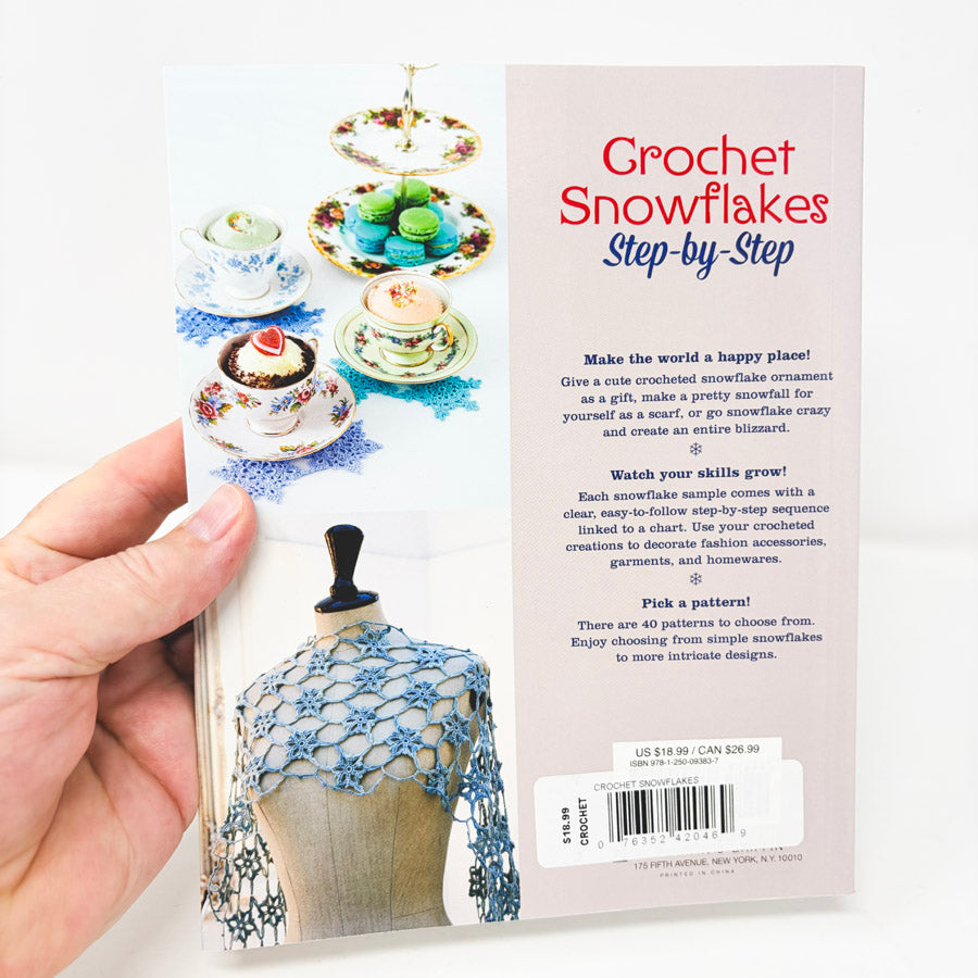 Crochet Snowflakes Step-by-Step Book by Caitlin Sainio