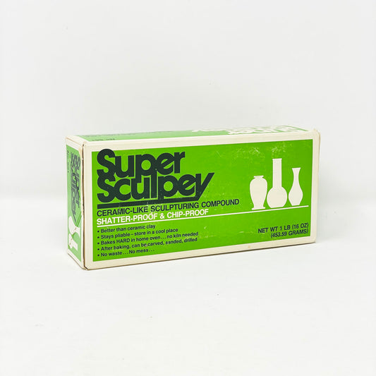 Super Sculpy Ceramic Like Sculpting Compound Box - 1 Lb