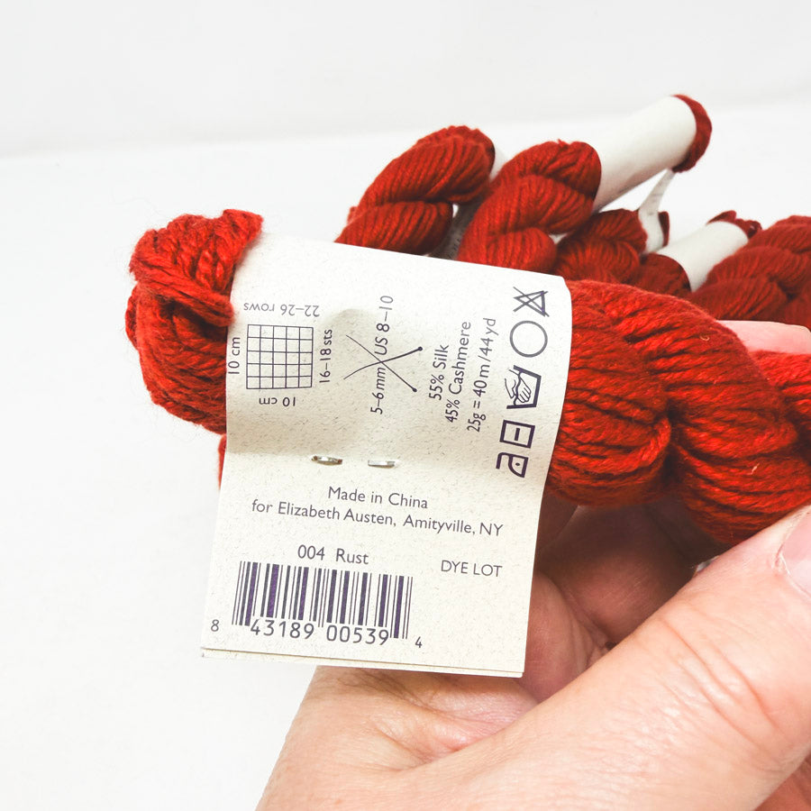 Elsebeth Lavold Silky Cashmere Yarn – Rust (1)