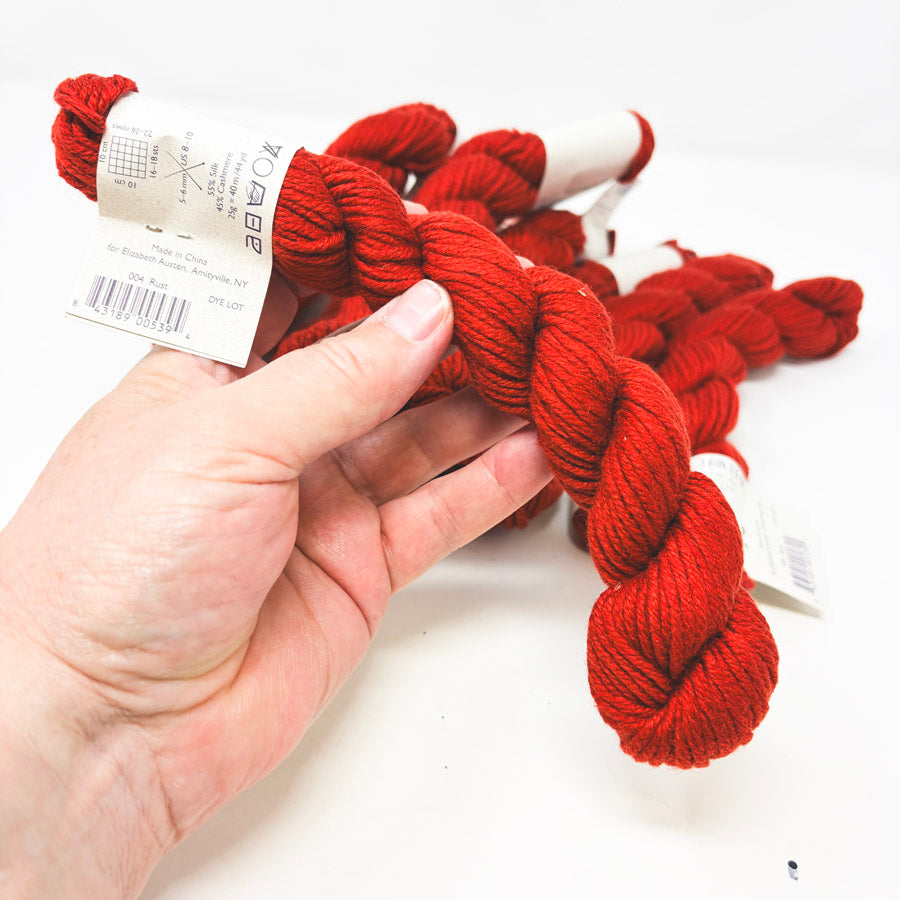 Elsebeth Lavold Silky Cashmere Yarn – Rust (1)