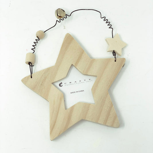 Hanging Star Frame with Wire