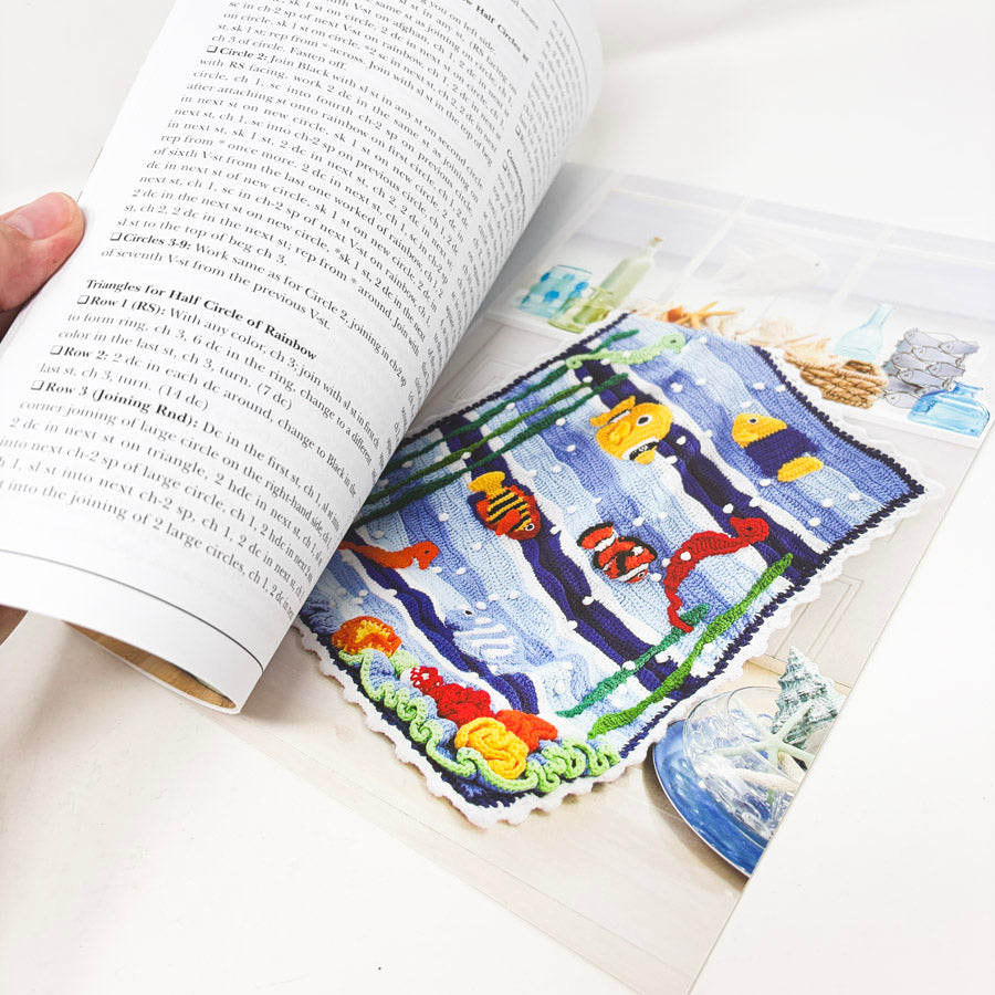 Juvenile Afghans Book by April Showers