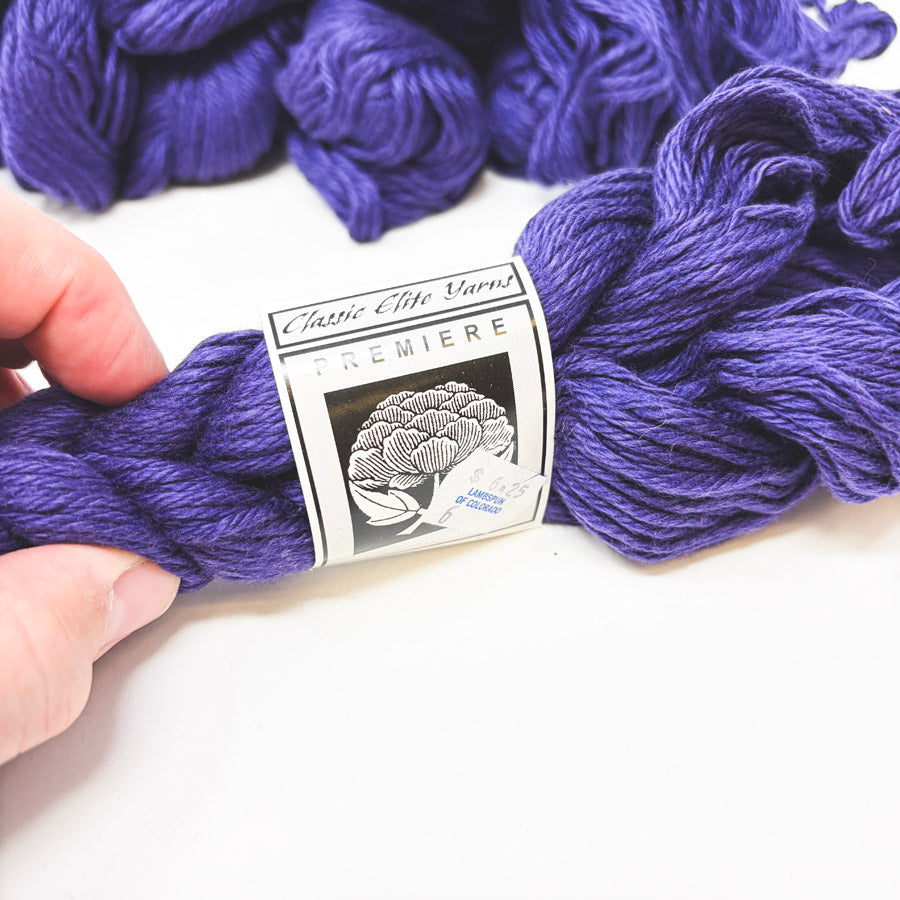 Classic Elite Yarns Premiere Cotton Blend Yarn – Navy (1)