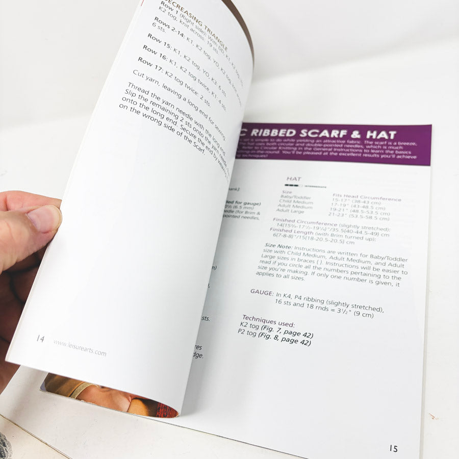 Leisure Arts Expand Your Knitting Skills Booklet