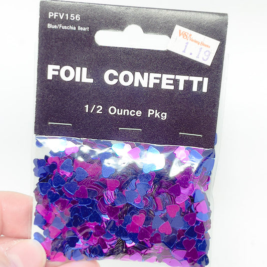 Foil Hearts Confetti