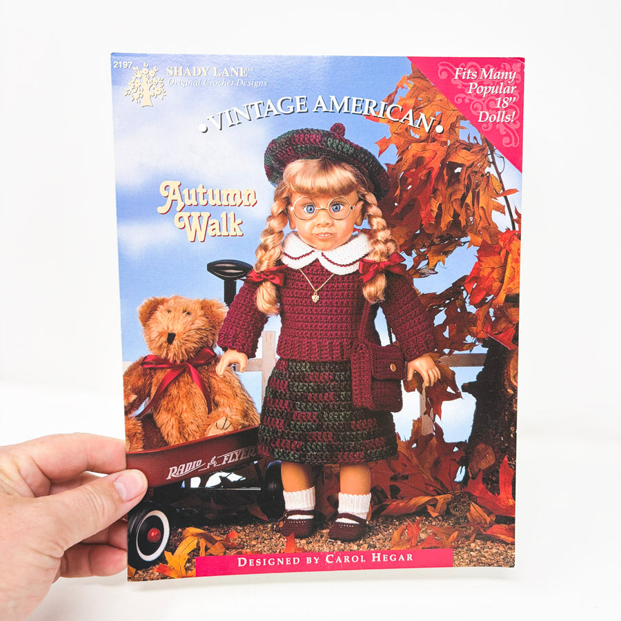 Autumn Walk Pattern Book for 18" Dolls