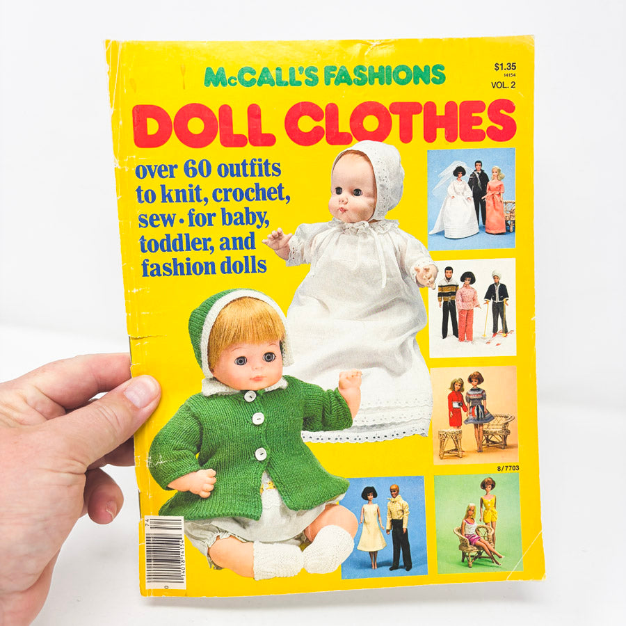 McCall's Fashion Doll Clothes Pattern Book - Knit/Crochet/Sew