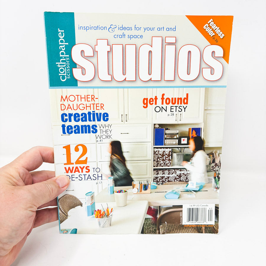Cloth Paper Scissors Studio Magazine – Summer 2011