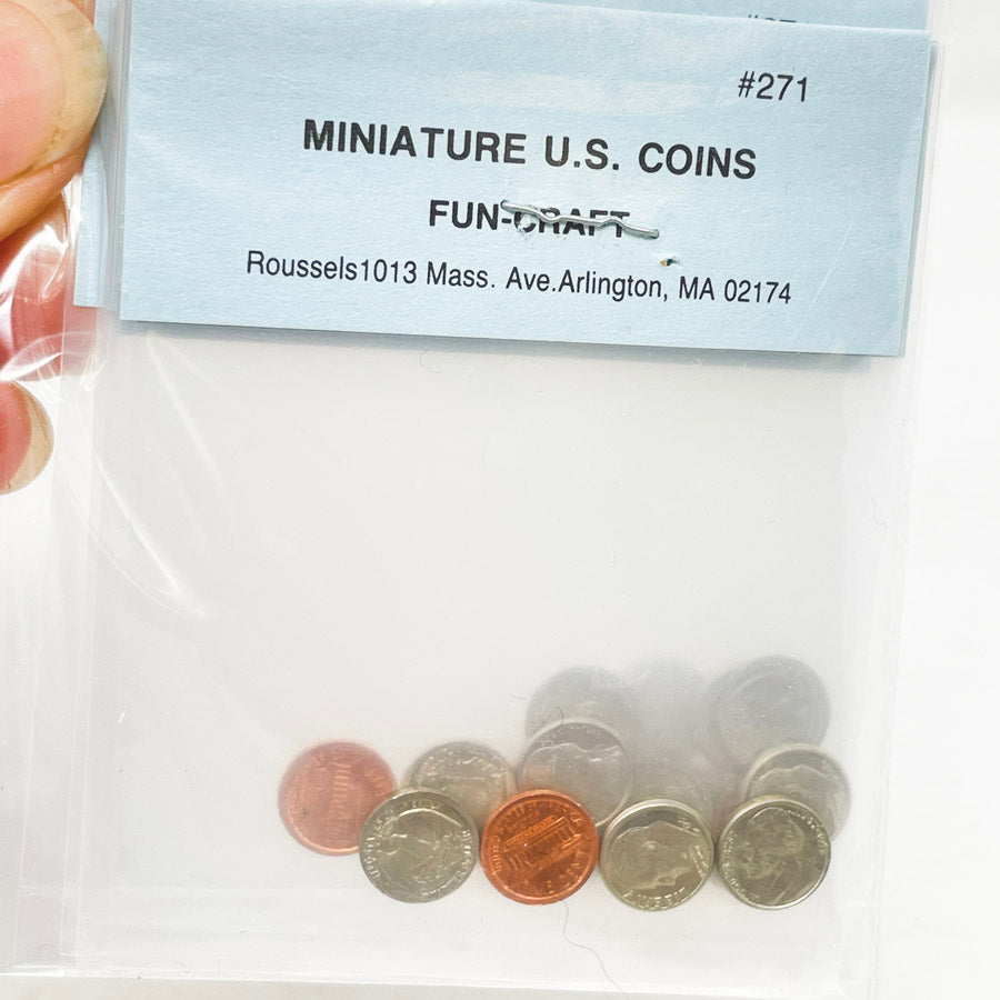 Fun Craft Miniature US Coin Bundle Blue Labels