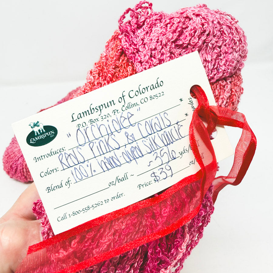 Lambspun of Colorado Silk Boucle Yarn – Orchidee (1)