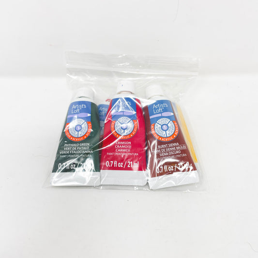 Artist's Loft Bundle of Primary+ Acrylic Paint Tubes