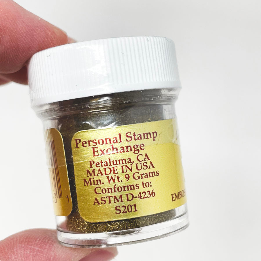 Personal Stamp Exchange Gold Embossing Powder