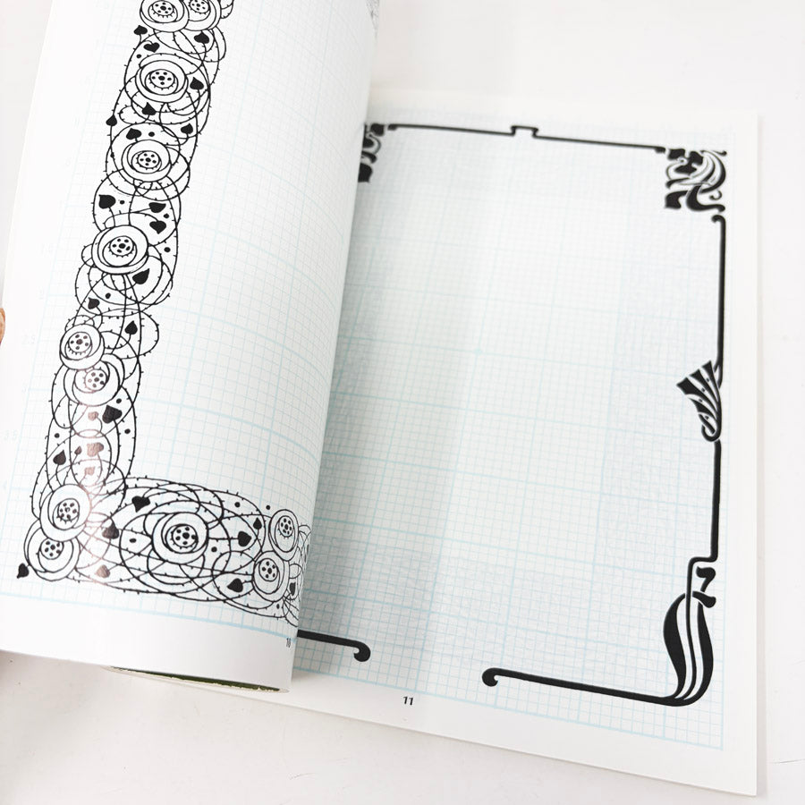 Art Nouveau Borders on Layout Grids Dover Clip Art Book