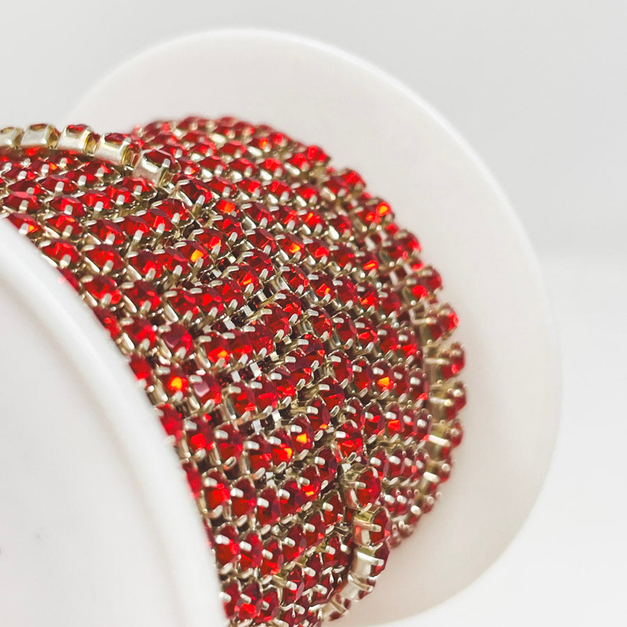 Crystal Rhinestone Chain Trim