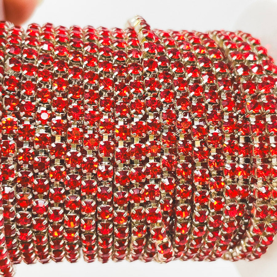 Crystal Rhinestone Chain Trim