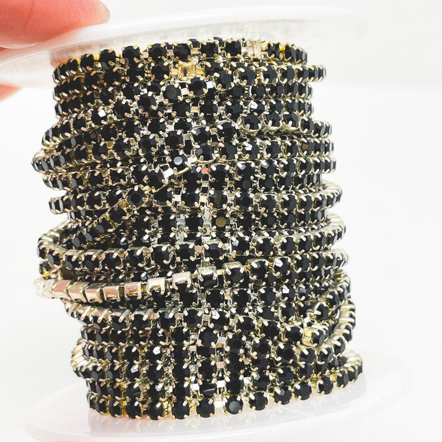 Crystal Rhinestone Chain Trim