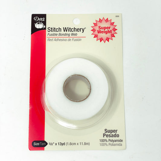 Dritz Stitch Witchery Fusible Bonding Web - 5/8" Super Weight