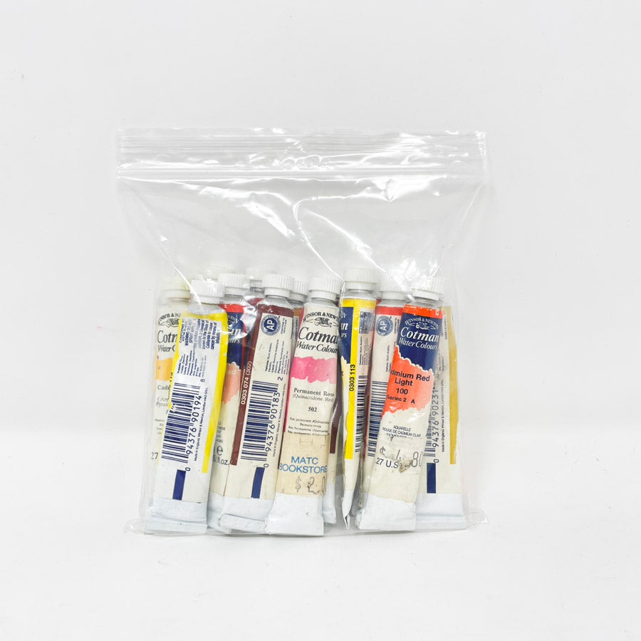 Winsor Newton Cotman Bundle Warm Hued Watercolor Tubes (15)