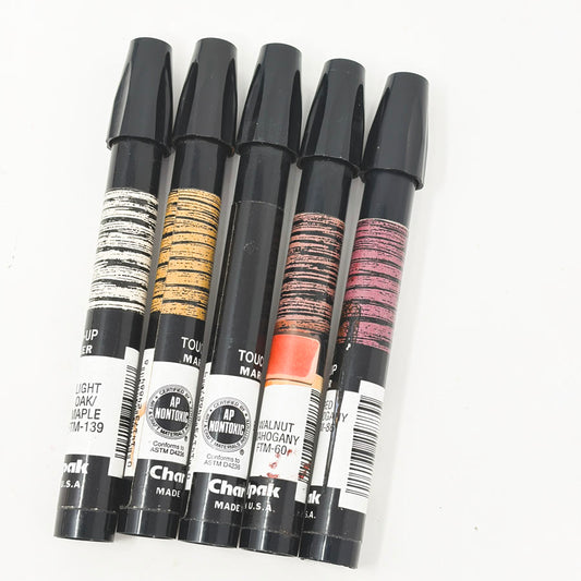 Chartpak Wood Color Touch Up Markers & Blender (5)