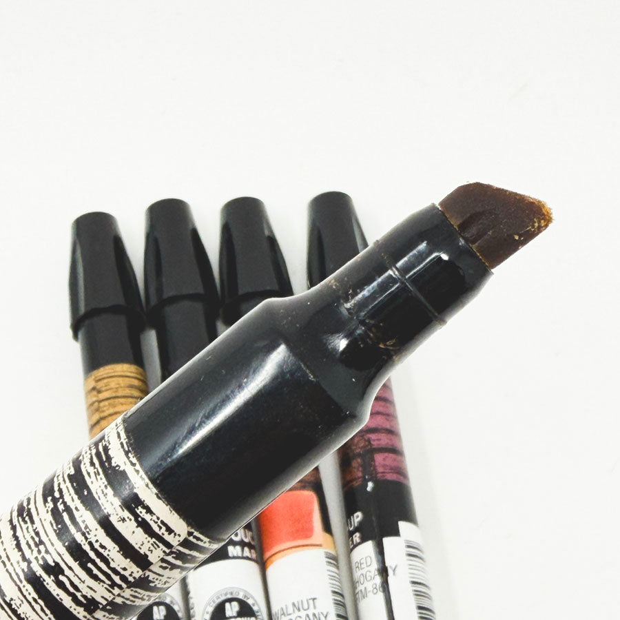 Chartpak Wood Color Touch Up Markers & Blender (5)