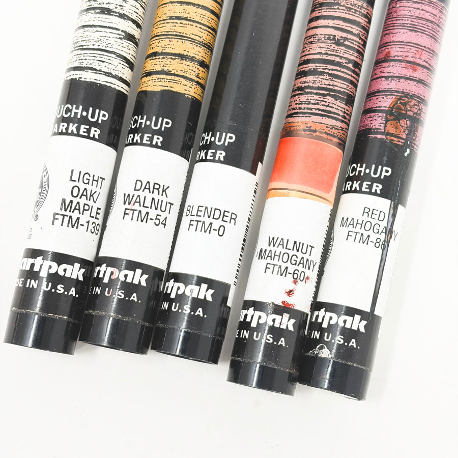 Chartpak Wood Color Touch Up Markers & Blender (5)